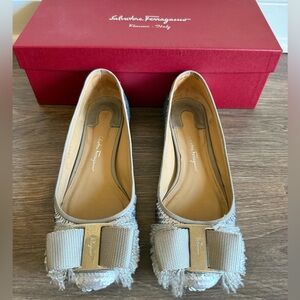 Salvadore Ferragamo CENER/SHEL FABRIC ballet flats